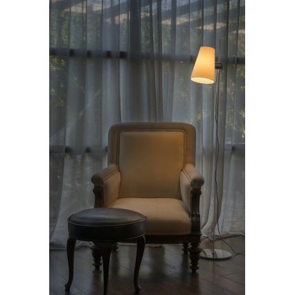 FARO 29998 - Candeeiro de chão LUPE 1xE27/20W/230V brilhante cromado