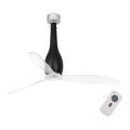 FARO 32003 - Ventilador de teto ETERFAN preto/transparente diâmetro 128 cm + comando à distância