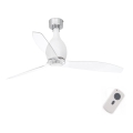 FARO 32025 - Ventoinha de teto MINI ETERFAN branco mate/transparente