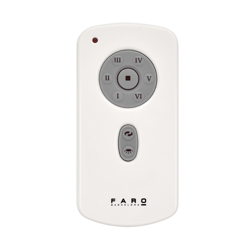 FARO 32026 - Ventoinha de teto MINI ETERFAN preto/transparente + controlo remoto