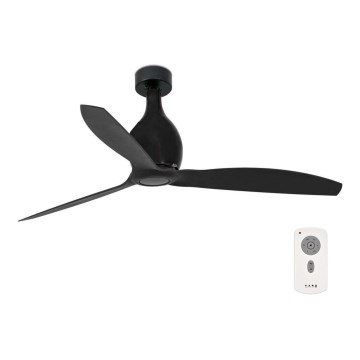 FARO 32030 - Ventoinha de teto MINI ETERFAN preto + controlo remoto