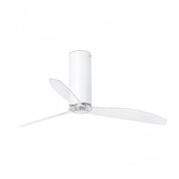 FARO 32034 - Ventoinha de teto TUBE FAN branco/transparente