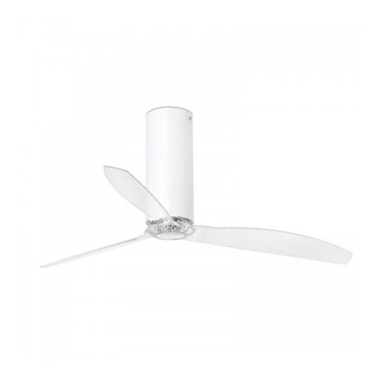 FARO 32034 - Ventoinha de teto TUBE FAN branco/transparente