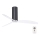 FARO 32035 - Ventoinha de teto TUBE FAN preto/transparente + controlo remoto