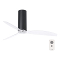 FARO 32036 - Ventoinha de teto TUBE FAN preto/transparente + controlo remoto