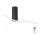 FARO 32036 - Ventoinha de teto TUBE FAN preto/transparente + controlo remoto