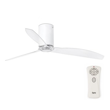 FARO 32039 - Ventoinha de teto MINI TUBE VENTIL com controlo remoto transparente