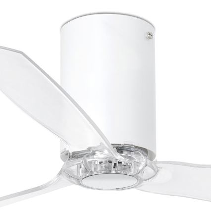 FARO 32039 - Ventoinha de teto MINI TUBE VENTIL com controlo remoto transparente