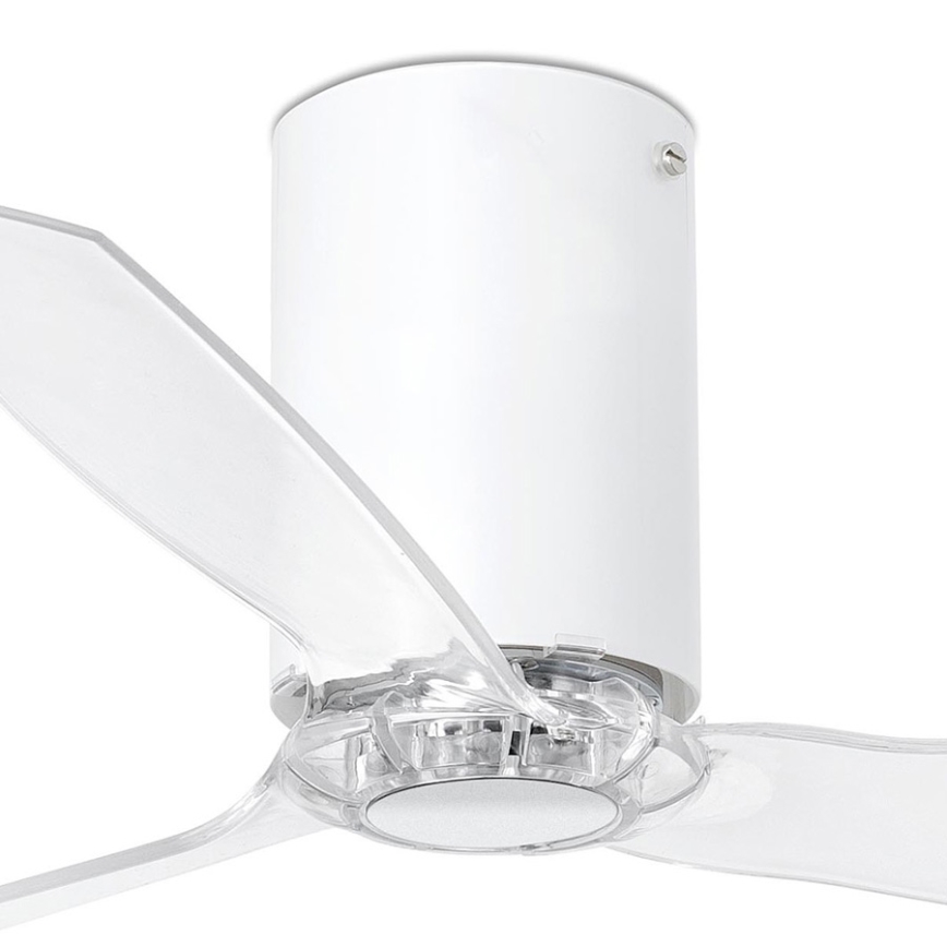 FARO 32039 - Ventoinha de teto MINI TUBE VENTIL com controlo remoto transparente