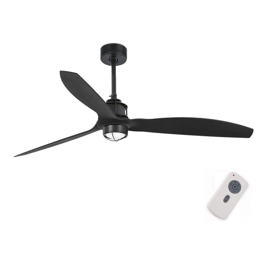 FARO 32100-10 - Ventoinha de teto LED JUST FAN LED/17W/230V preto + comando
