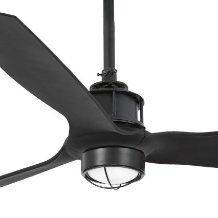 FARO 32100-10 - Ventoinha de teto LED JUST FAN LED/17W/230V preto + comando