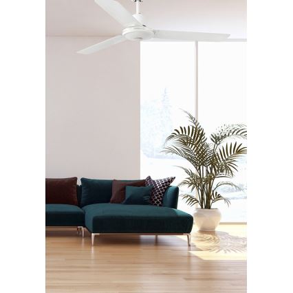 FARO 33005 - Ventoinha de teto ECO INDUS branco