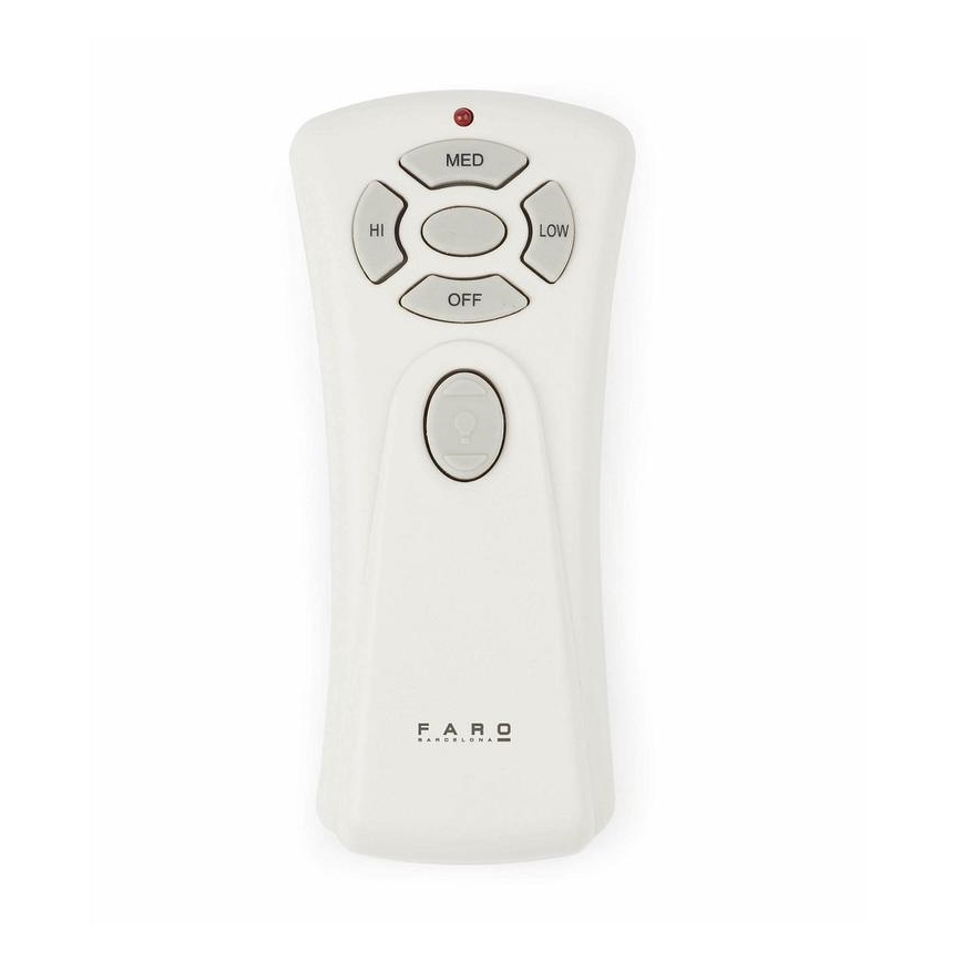 FARO 33370DC - Ventoinha de teto LANTAU castanho/cromado mate + controlo remoto
