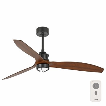 FARO 33395-10 - Ventoinha de teto LED JUST FAN LED/16W/230V preto/castanho + comando
