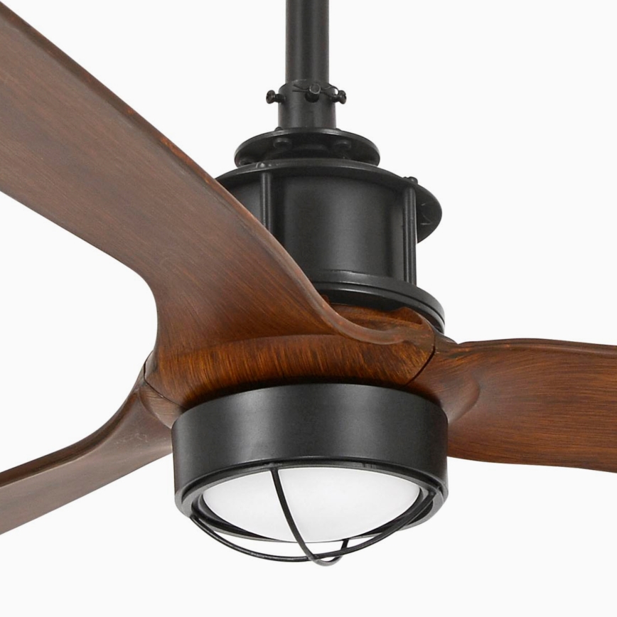 FARO 33395-10 - Ventoinha de teto LED JUST FAN LED/16W/230V preto/castanho + comando