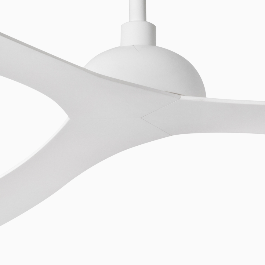 FARO 33446WT - Ventoinha de teto GOTLAND L branco diâmetro 132 cm Wi-Fi Tuya + comando