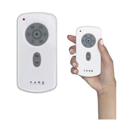FARO 33461A - Ventoinha de teto ANDROS XL branco + controlo remoto