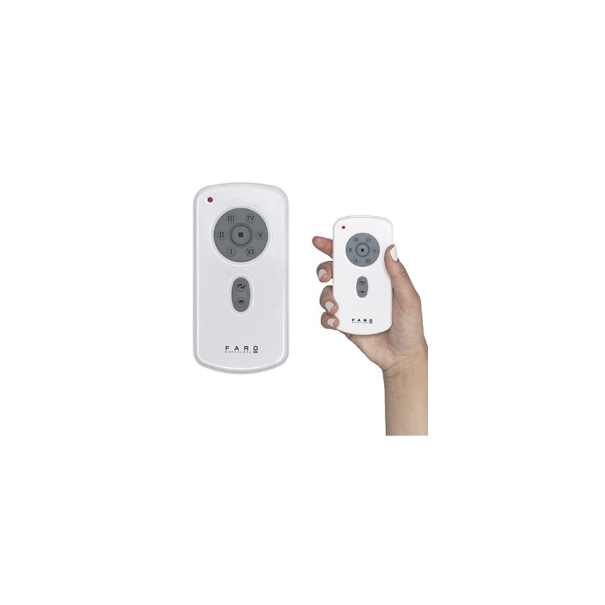 FARO 33461A - Ventoinha de teto ANDROS XL branco + controlo remoto