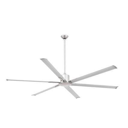 FARO 33465A - Ventoinha de teto ANDROS XL cromado mate + controlo remoto