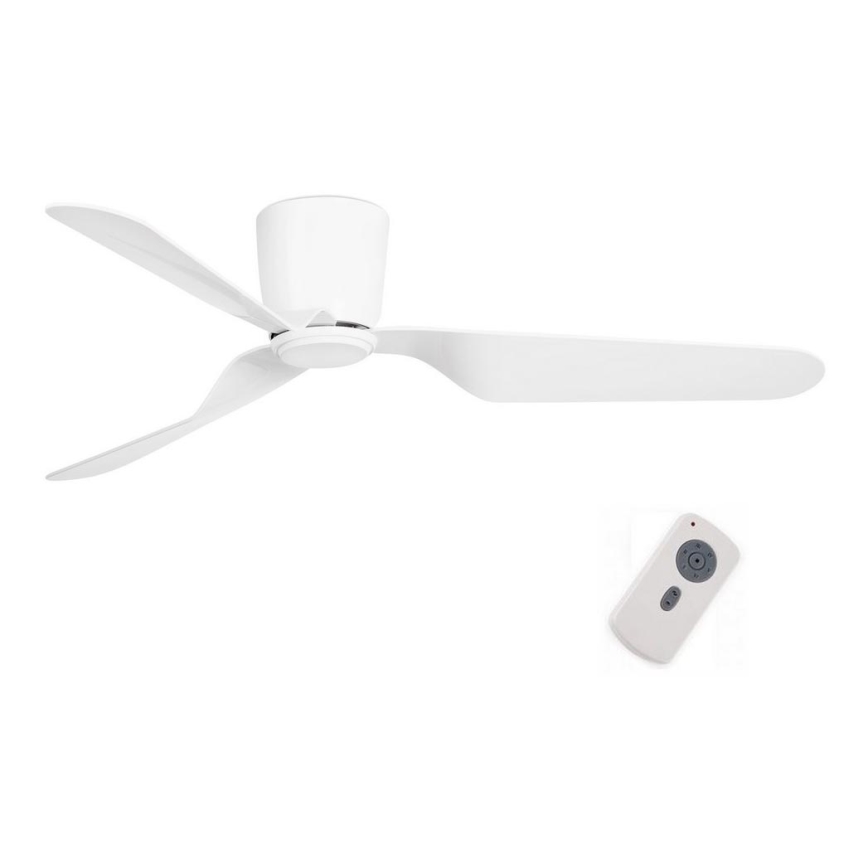 FARO 33471N - Ventoinha de teto PEMBA branco + controlo remoto