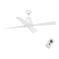 FARO 33480 - Ventoinha de teto TYPHOON IP44 branco