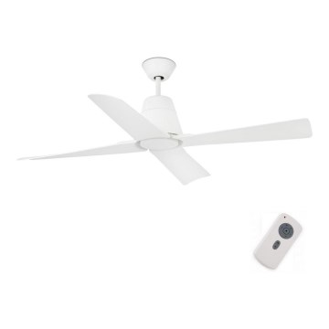 FARO 33480 - Ventoinha de teto TYPHOON IP44 branco