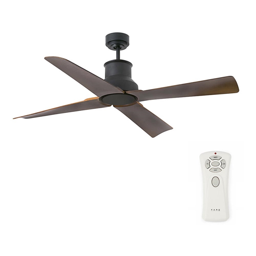 FARO 33481 - Ventoinha de teto WINCHE com controlo remoto IP44