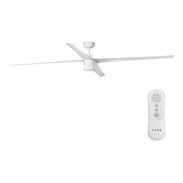 FARO 33494 - Ventoinha de teto LED com regulação ATTOS LED/20W/230V branco + controlo remoto
