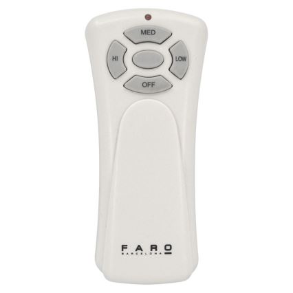 FARO 33516DC - Ventoinha de teto LANTAU preta/castanha + controlo remoto
