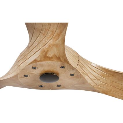 FARO 33519 - Ventoinha de teto MOREA castanho
