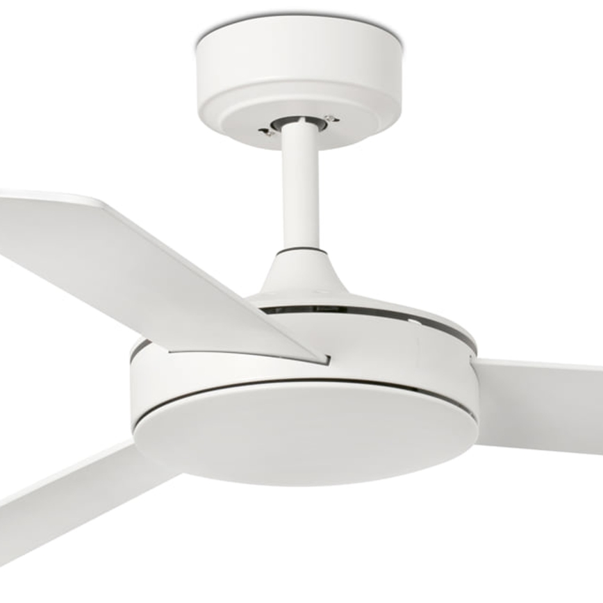 FARO 33603DCWT - Ventoinha de teto MINI MALLORCA S castanho/branco diâmetro 106 cm Wi-Fi Tuya + comando