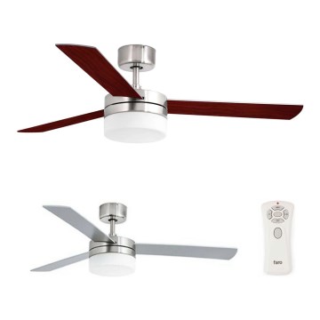 FARO 33608 - Ventoinha de teto PANAY 2xE14/8W/230V + controlo remoto