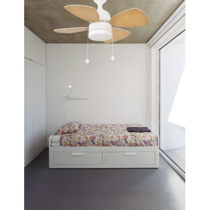 FARO 33704 - Ventoinha de teto MEDITERRÁNEO 1xE14/8W/230V