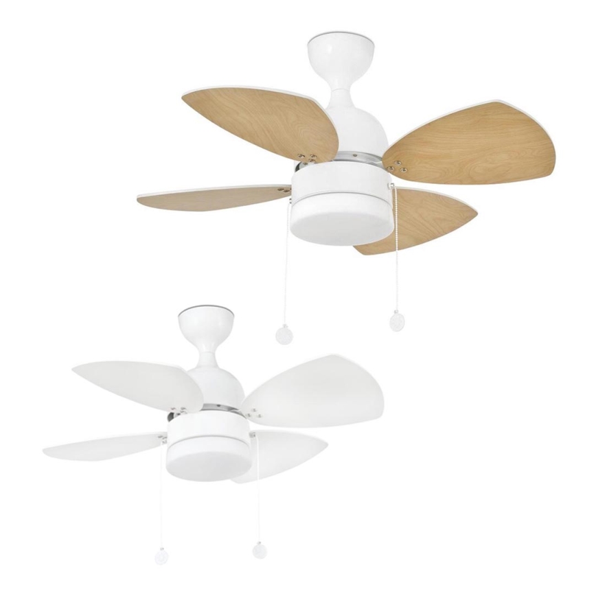 FARO 33704 - Ventoinha de teto MEDITERRÁNEO 1xE14/8W/230V