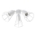 FARO 33716 - Luz para uma ventoinha YAKARTA 3xE27/15W/230V branco