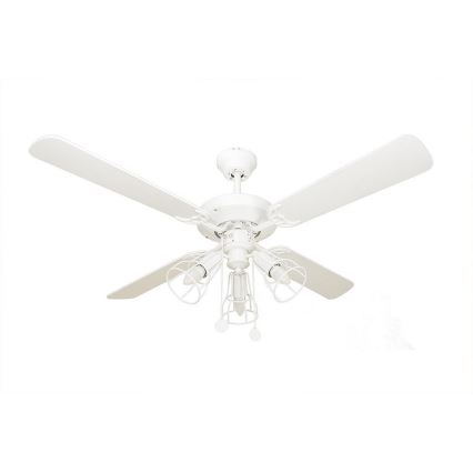 FARO 33716 - Luz para uma ventoinha YAKARTA 3xE27/15W/230V branco