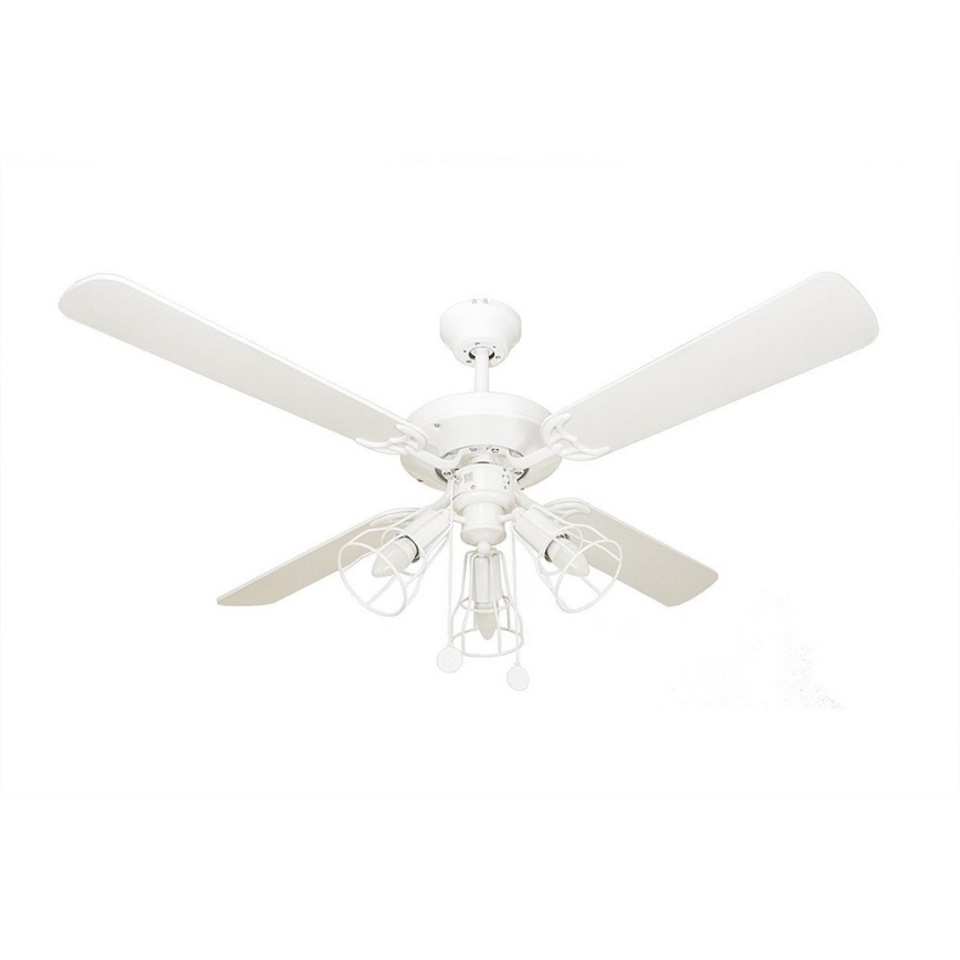 FARO 33716 - Luz para uma ventoinha YAKARTA 3xE27/15W/230V branco
