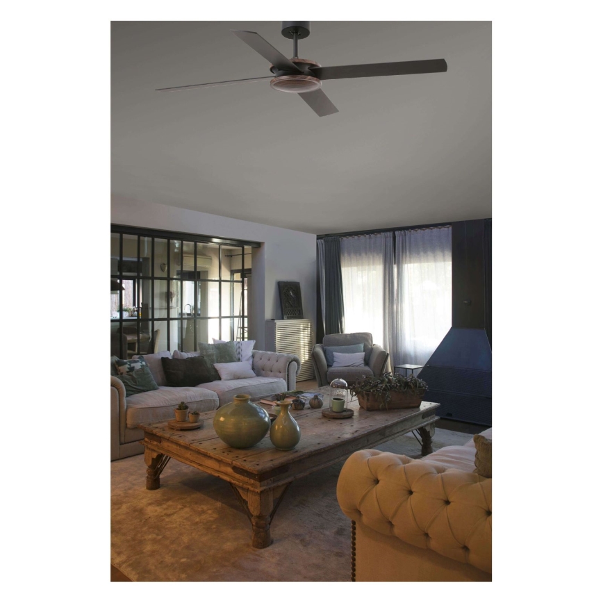 FARO 33724 - Ventilador de teto POLEA diâmetro 132 cm + controlo remoto