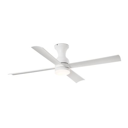 FARO 33756 - Ventilador de teto LED FRASER LED/16W/230V branco diâmetro 120 cm + controlo remoto