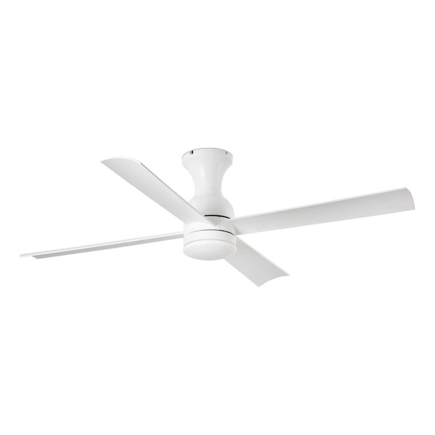 FARO 33756WT - Ventoinha de teto LED FRASER XL LED/16W/230V branco diâmetro 120 cm Wi-Fi Tuya + comando