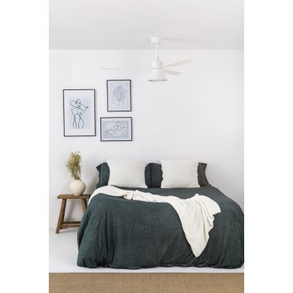 FARO 33760WT-22 - Ventoinha de teto LED com regulação AMELIA L CONE LED/20W/230V 2700/3500/5000K branco diâmetro 132 cm Wi-Fi Tuya + comando