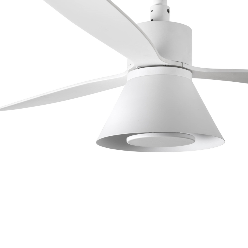 FARO 33760WT-22 - Ventoinha de teto LED com regulação AMELIA L CONE LED/20W/230V 2700/3500/5000K branco diâmetro 132 cm Wi-Fi Tuya + comando