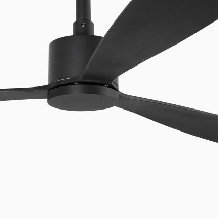 FARO 33761WT - Ventoinha de teto AMELIA L preto diâmetro 132 cm Wi-Fi Tuya + comando