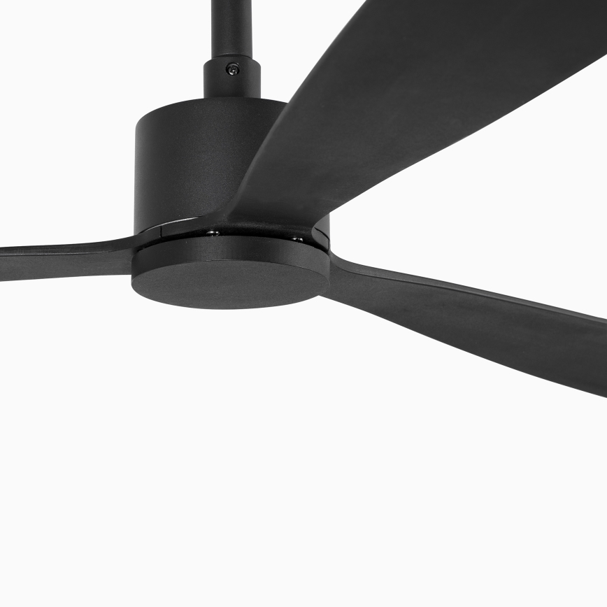 FARO 33761WT - Ventoinha de teto AMELIA L preto diâmetro 132 cm Wi-Fi Tuya + comando