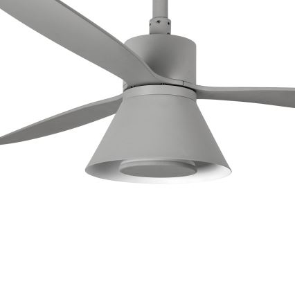 FARO 33762WT-24 - Ventoinha de teto LED com regulação AMELIA L CONE LED/20W/230V 2700/3500/5000K cinzento diâmetro 132 cm Wi-Fi Tuya + comando