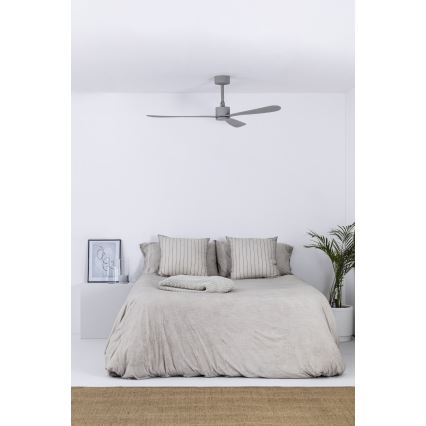 FARO 33762WT - Ventoinha de teto AMELIA L cinzento diâmetro 132 cm Wi-Fi Tuya + comando