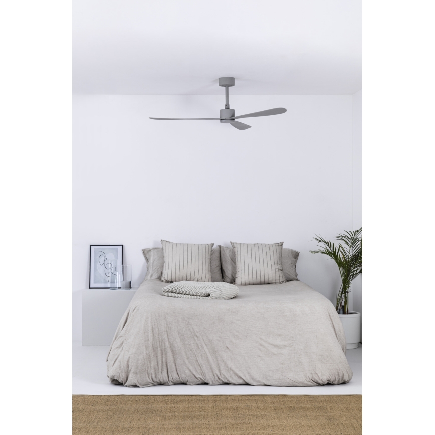 FARO 33762WT - Ventoinha de teto AMELIA L cinzento diâmetro 132 cm Wi-Fi Tuya + comando