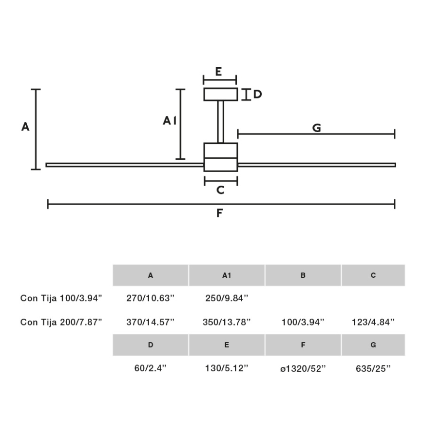 FARO 33762WT - Ventoinha de teto AMELIA L cinzento diâmetro 132 cm Wi-Fi Tuya + comando