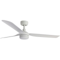 FARO 33814WT-20 - Ventoinha de teto LED com regulação PUNT M LED/18W/230V 3000/4200/6500K branco diâmetro 132 cm Wi-Fi Tuya + comando