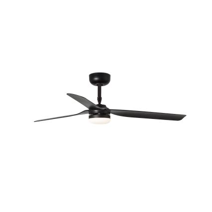 FARO 33815WT-21 - Ventoinha de teto LED com regulação PUNT M LED/18W/230V 3000/4200/6500K preto diâmetro 132 cm Wi-Fi Tuya + comando